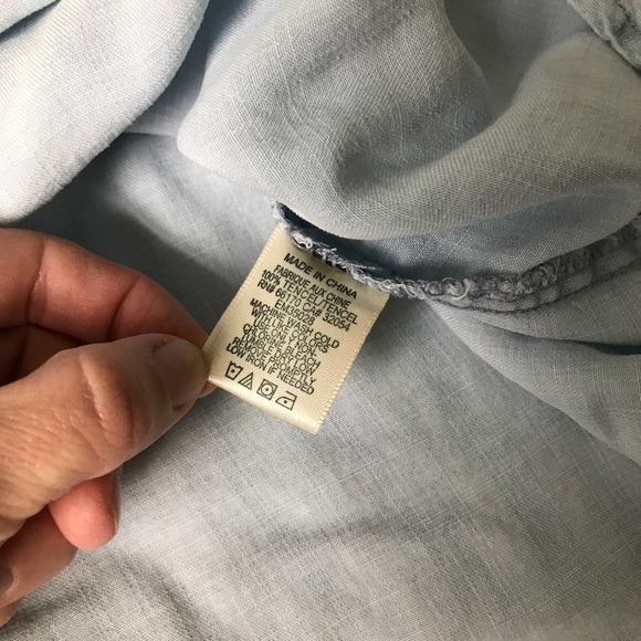 Anthropologie Cloth & Stone Chambray Small - Picture 4 of 4